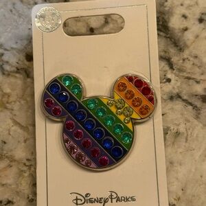 Disney Parks Mickey Rainbow Mickey Pin